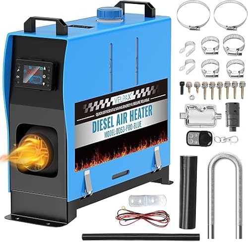 8KW Standheizung Diesel,12V Luft Dieselheizung,mit Fernbedienung & LCD-Bildschirm,All in One Dieselheizung,für Auto Wohnmobil RV Boote LKW KFZ