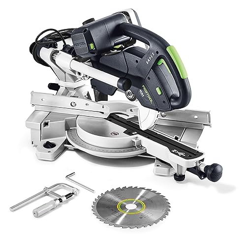 Festool Kapp-Zugsäge KS 60 E KAPEX (mit Kreissägeblatt WOOD UNIVERSAL, Schraubzwinge, Innensechskantschlüssel)