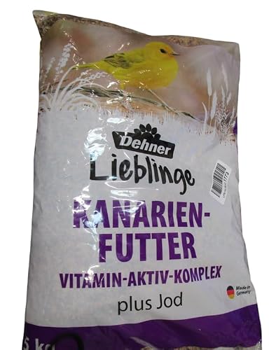 Dehner Kanarien-Futter, mit Vitamin-Aktiv-Komplex und Jod, 5 kg