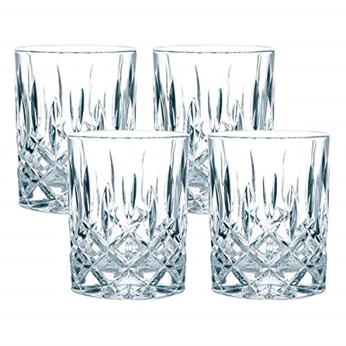 Nachtmann 4-teiliges Whisky Gläser Set, 295 ml, Noblesse, 89207, Whisky Tumbler aus Kristallglas, Whiskygläser spülmaschinenfest