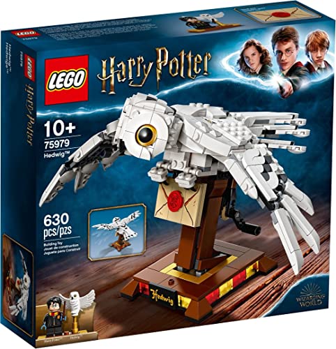 Lego 75979 Harry Potter Hedwig Spielzeug-Bausatz Entzückende Eule mit beweglichen Flügeln Sammlermodell