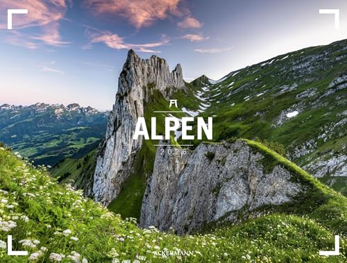 Alpen Gallery Kalender 2026 | Bildstarker Berge-Kalender im großen Querformat (66x50 cm) | Berge und Natur im Großformat