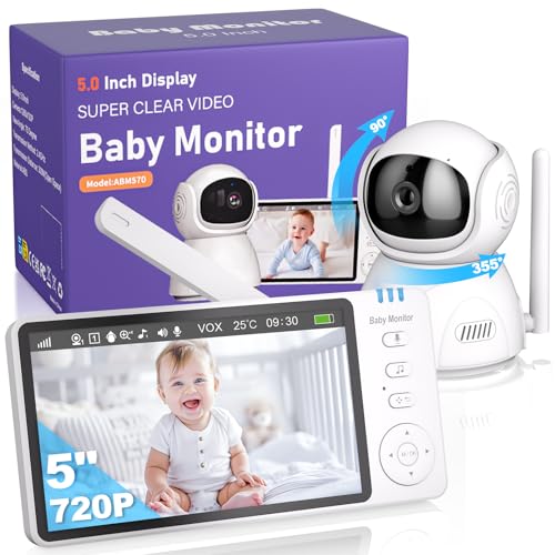 BURNNOVE Babyphone mit Kamera 5