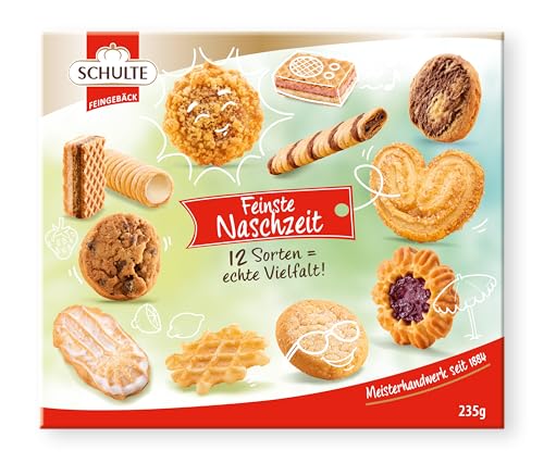 Schulte Feingebäck Feinste Naschzeit 235 g Gebäckmischung Kekse Waffeln