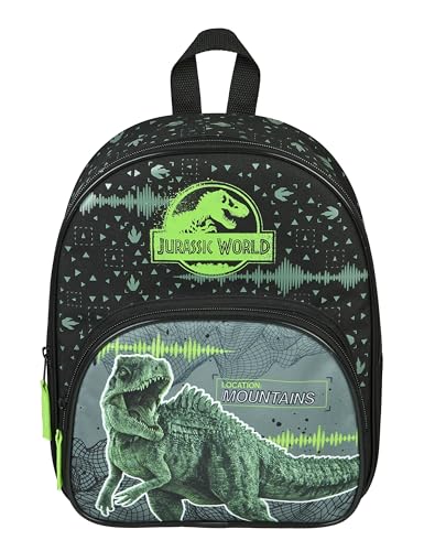 Undercover - Kinderrucksack Jurassic World - mit Fronttasche - für Kindergarten, Freizeit und Reisen - langlebig und praktisch - für Kinder ab 4 Jahren