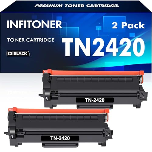 TN2420 TN-2420 Toner Kompatibel für Brother MFC L2710DW TN 2420 2-Schwarz