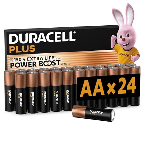 DURACELL Plus AA-Batterien (24er-Pack) – Alkaline-Batterien 1,5 V