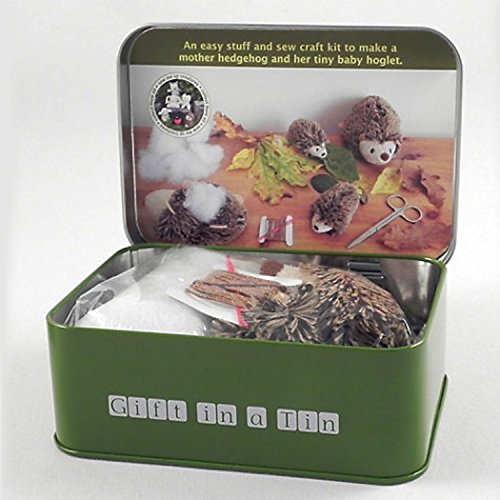 Apples to Pears Gift in a Tin Sew Me Up Igel & Baby Hoglet Basteln