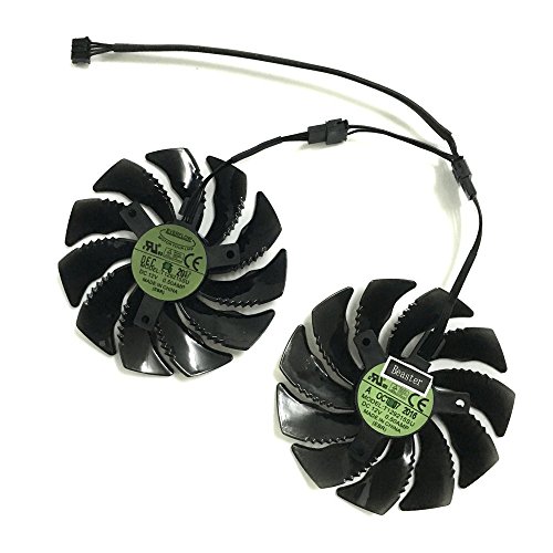 2 Pcs/lot T129215SU Graphics Card Fan for GIGABYTE GTX 1050Ti 1060 1070 RX 470 480 570 580 R9 380X