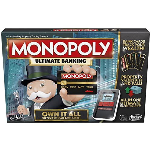 Monopoly - HSBB6677 Brettspiel, B6677, Mehrfarbig, Originalversion