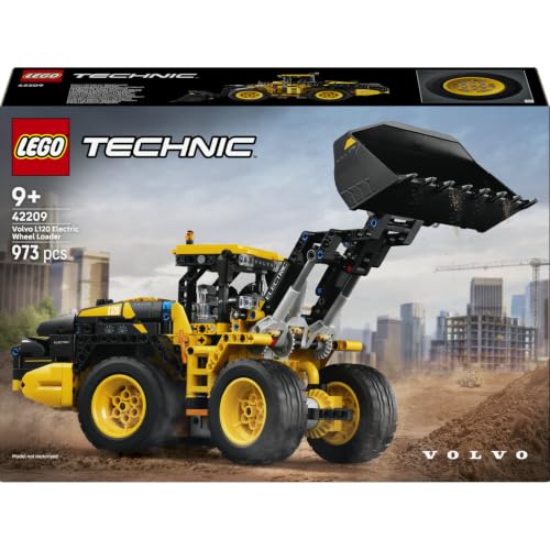 LEGO Technic Volvo L120 Electric Radlader 42209 | Spielzeug ab 9 Jahren für Jungen, Baufahrzeug mit Knicklenkung und beweglicher Schaufel, Geburtstagsgeschenk, 973 Teile