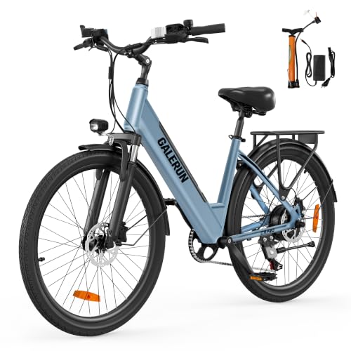 GaleRun E-Bike Hydraulikbremsen26''für Erwachsene 7Gang Städtische Pendler