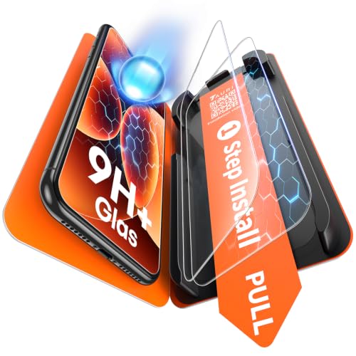 TAURI für iPhone 11 Pro Max Panzerglas 6,5 Zoll - 2 Stück