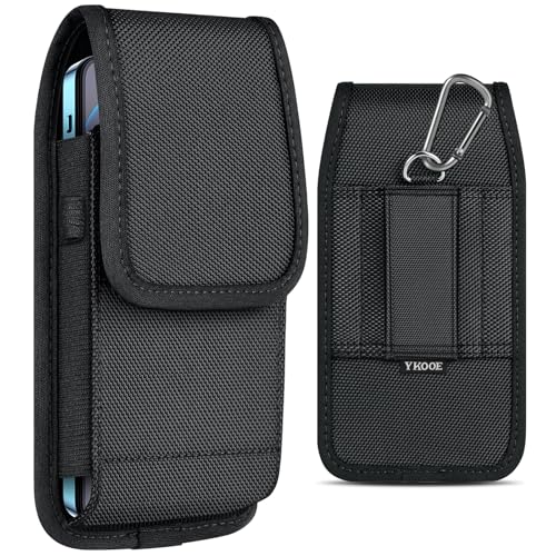 ykooe Handy Gürteltasche Premium Gürtel Tasche Handytasche Halterung Universal für iPhone 16 15 14 13 12 Pro Max 7 8 Plus, Samsung Galaxy S21 FE S25 S24 S23 S22 S21 S20 FE (L)