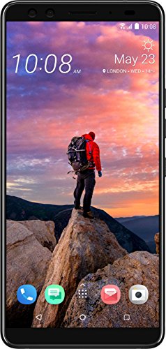 HTC U12+ Smartphone, 64 GB, SIM-frei, Schwarz