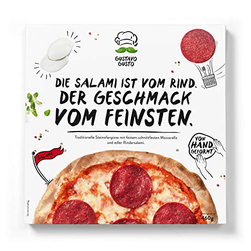 Gustavo Gusto Pizza Salame, 460 g (Tiefgefroren)