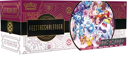 Pokémon-Sammelkartenspiel: Festtagskalender (8 holografische Karten, 6 Boosterpacks, 7 Funpacks & mehr)