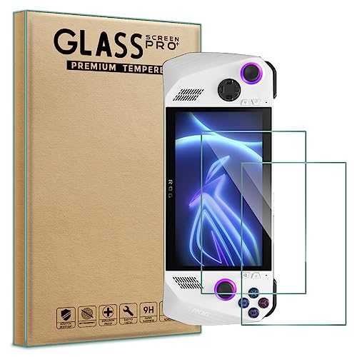 AOKUMA für ASUS Rog Ally/ROG Ally X Panzerglas, 【2 Stücke】 Schutzfolie kompatibel mit ASUS Rog Ally, Premium Panzerfolie mit 9H Härte, Anti Kratzer schutzglas, Splitterfest,Anti-Bläschen