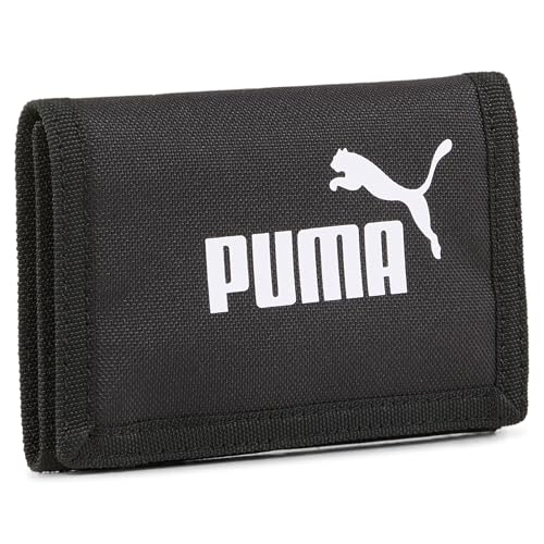 PUMA Phase Wallet, Unisex-Kinder Geldbörsen, Black, OSFA - 054757