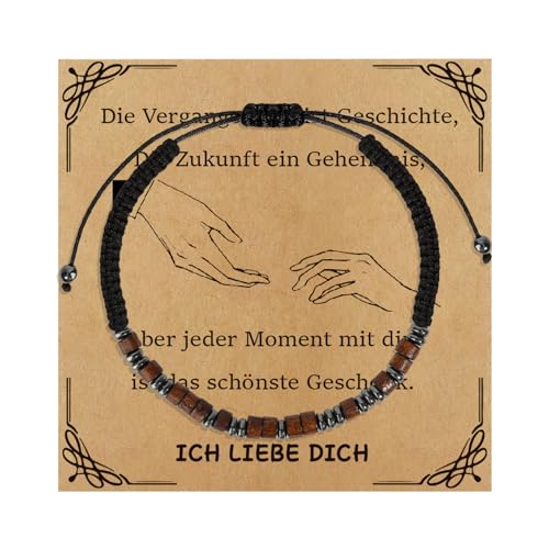 Partnerarmbänder, Ich Liebe Dich Geschenke für Männer, Jahrestag Geschenk für Ihn, Jahrestag Geschenk für Sie, Geburtstagsgeschenk Und Hochzeitstag Geschenke für Männer Frauen, PäRchen Armband