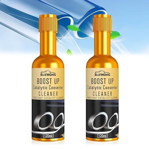 2 Stück Katalysator Reiniger, Motor Turbolader Reiniger, Sofortiger praktischer Autoabgasreiniger, Katalysator Reiniger Geeignet für Benzin, Diesel, Hybrid Katalysator Reiniger