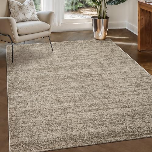 SANAT Oslo Teppich für das Wohnzimmer - Teppich mit modernem Design, Geeignet für Wohnzimmer, Flur, Esszimmer, Schlafzimmer, Küche und Kinderzimmer - Beige, Größe: 200 x 290 cm