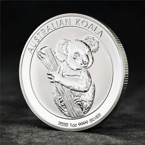 VCQWERTYUI Gedenkmünzen Australian Koala 2020 1Oz Silber Gedenkmünze Elizabeth II Australien