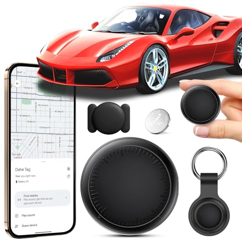 Air Tracker Android, GPS-Tracker für Fahrzeuge,Auto GPS Tracker Android Echtzeit Globale Abdeckung Verstecktes Auto Ortungsgerät Keine monatliche Gebühr oder Abonnement für Autos/Fahrräder