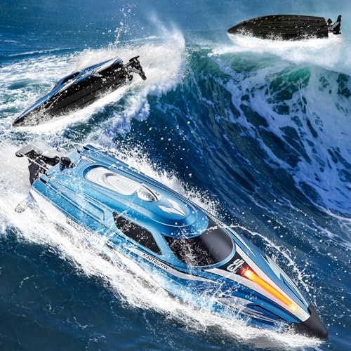 30 KM/H Ferngesteuertes Boot, 1:16 RC Boot Ferngesteuert Speedboot