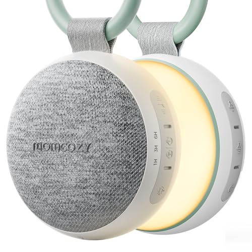 Momcozy WN06 White Noise Machine Baby mit Nachtlicht, Grün