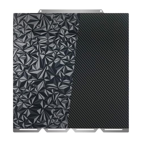 Nssnlur Glatt PEO PET U1 Druckplatte für Snapmaker 276x293mm, Double Sided Smooth U1 Build Plate Spring Steel Druckbett für Snapmaker U1