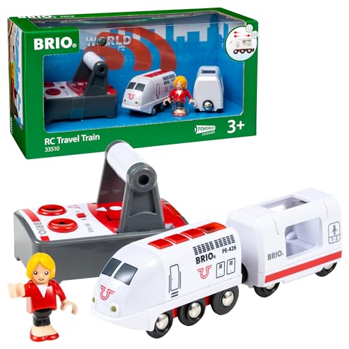 BRIO World IR - Express Reisezug - Spielzeug ab 3 Jahre | Elektrische Lokomotive mit Fernsteuerung, BRIO Holzeisenbahn-Zubehör, Geschenk für Jungen und Mädchen