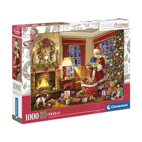 Clementoni Santa's Visit Puzzle - Puzzle 1000 Teile Erwachsene