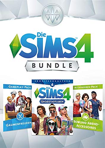 Die Sims 4 Bundle - Großstadtleben, Gaumenfreuden, Bowling Accessoires DLC | PC Download - Origin Code