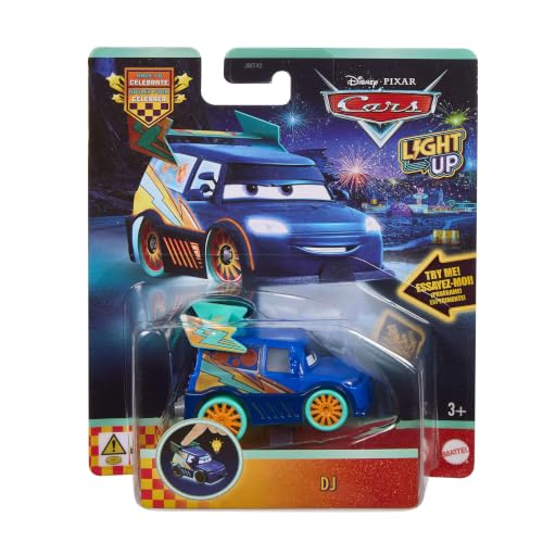 Mattel Disney und Pixar Cars Leuchtendes Spielzeugauto (Modelle variieren)