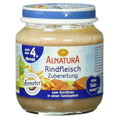 Alnatura Bio Rindfleisch-Zubereitung, 125 g