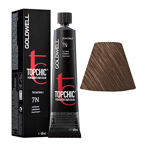 Goldwell Topchic Haarfarbe 7N, mittelblond, 60 ml, 1er Pack, (1x 0,06 L)