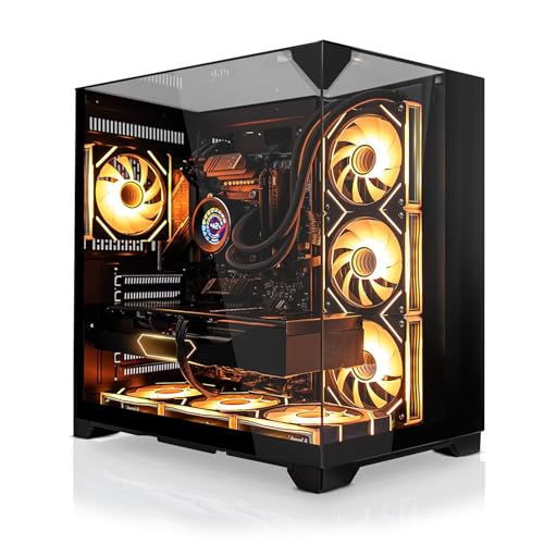 SYSTEMTREFF High-End Gaming PC AMD Ryzen 7 9800X3D 8x5.2GHz | Nvidia RTX 5080 16GB GDDR7 mit DLSS 4 | 1TB M.2 NVMe | 32GB DDR5 RAM | Desktop Computer Rechner für Gamer, Zocker & Streamer