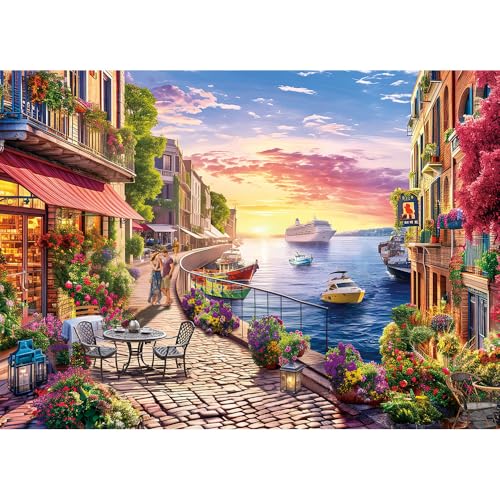 HUADADA Puzzle 1000 Teile-Puzzle 1000 Teile Erwachsene-Faszinierend Landschaft-Klassische Puzzlespiele für Die Ganze Familie,Geschenke für Frauen,Geschenke für Männer