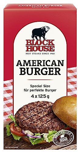 Block House American Burger 4er, 500g (Tiefgefroren)