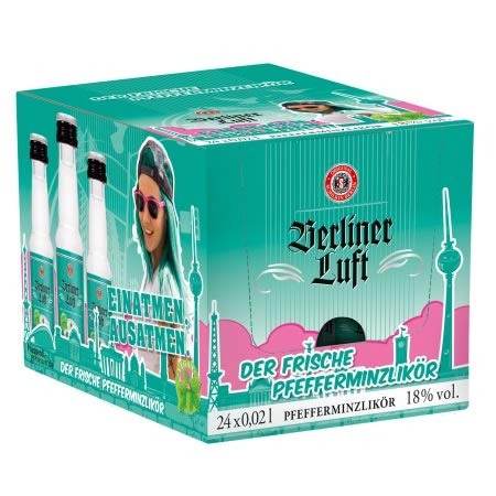 Berliner Luft Pfefferminzlikör 18% vol. 480ml