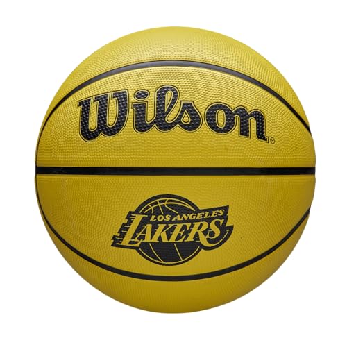 Wilson NBA Team Tribute SOLID BSKT LA Lakers 5, Gelb