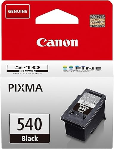Canon Tinte - PG-540 Original Druckerpatrone Schwarz - Druckt bis zu 180 A4-Seiten (1 x Patrone) - Kompatibel PIXMA Druckern