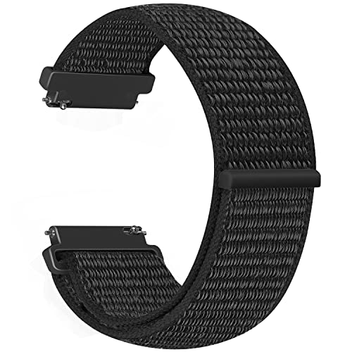 Vodtian 22mm Nylon Armband Kompatibel mit Samsung Galaxy Watch 3 45mm/Galaxy Watch 46mm/Gear S3 Classic/Frontier/Garmin Vivoactive 4, Ersatz Sport Loop Uhrenarmband für Damen Herren