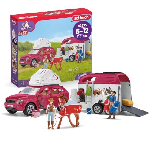 Schleich Horse Club | Abenteuer mit Auto und Pferdeanhänger 42535
