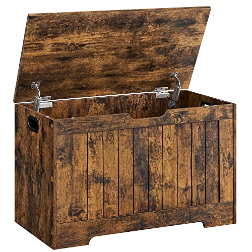 VASAGLE Schuhbank, Sitzbank mit Stauraum, Sitztruhe, 40 x 76 x 48 cm