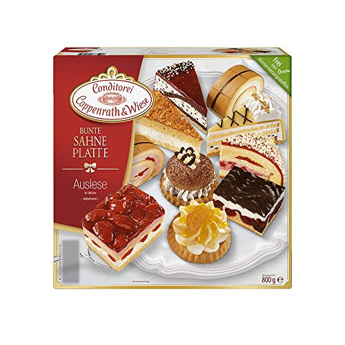 Conditorei Coppenrath & Wiese Bunte Sahne Platte Auslese, 800g (Tiefgefroren)