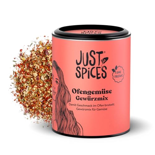 Just Spices Ofengemüse Gewürzmix I Hiermit hättest Du Gemüse schon als Kind geliebt I Gewürzdose, 50 g