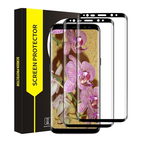 Carantee 2 Stück Schutzfolie für Panzerglas für Samsung Galaxy S8 Plus, 3D-Volle Bedeckung Stoßfänger Samsung S8 Plus Panzer Schutz Glas, Passt Perfekt Stoßfänger S8 Plus Displayschutzfolie