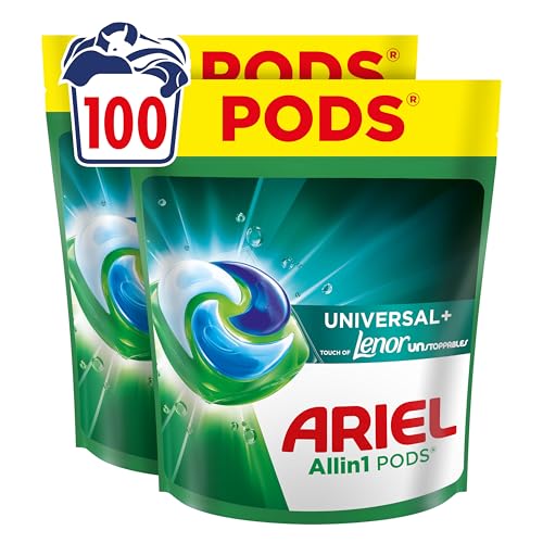 Ariel Pods Touch of Lenor Unstoppables Universal Waschmittel, 100 Wäschen